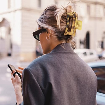 Lolalet 8 Colors Hair Claw Clips Non-Slip Durable Accessories