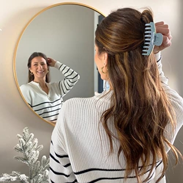 Lolalet 8 Colors Hair Claw Clips Non-Slip Durable Accessories