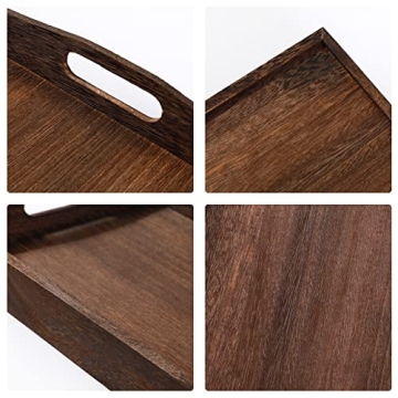HEITICUP Wooden Serving Tray - Elegant and Versatile