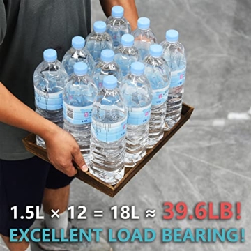 HEITICUP Wooden Serving Tray - Elegant and Versatile