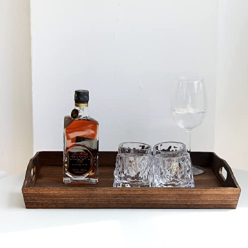 HEITICUP Wooden Serving Tray - Elegant and Versatile
