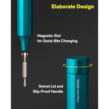 HOTO Multi Bit Screwdriver Set Ideal for Electronics and Gifts