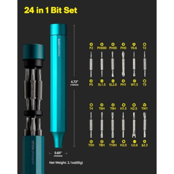 HOTO Multi Bit Screwdriver Set Ideal for Electronics and Gifts