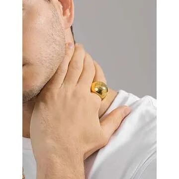 Oversized Chunky GOLDCHIC Dome Ring for Women