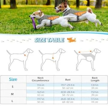 POPETPOP Dog Cooling Vest- Reflective Dog Cooling Coat with Adjustable Side Straps, Pet Cooler Jacket for Small, Medium Dog Orange