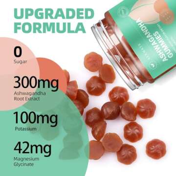 AFXMate Ashwagandha Gummies for Women, Vegan Supplement