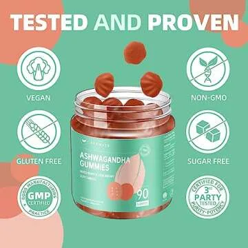 AFXMate Ashwagandha Gummies for Women, Vegan Supplement