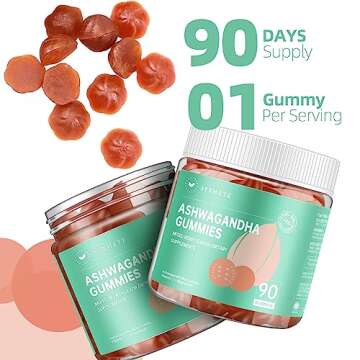 AFXMate Ashwagandha Gummies for Women, Vegan Supplement