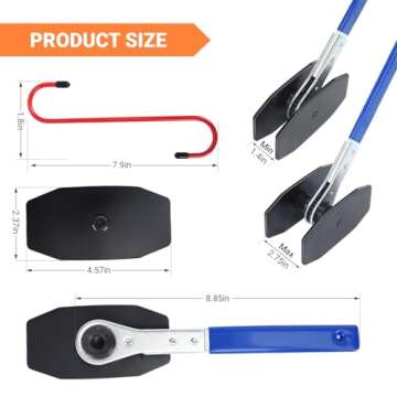 FLVDRBY Professional Brake Caliper Tool | 360 Rotating Ratchet