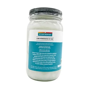 Spectrum Coconut Oil Organic Unrefined 14 Oz for Versatility