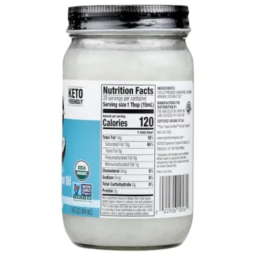 Spectrum Coconut Oil Organic Unrefined 14 Oz for Versatility