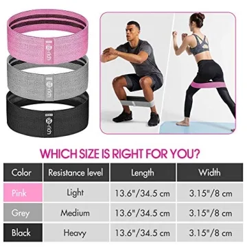 Te-Rich Resistance Loop Bands for Home Workouts