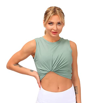 Dragon Fit Sleeveless Yoga Crop Top for Women