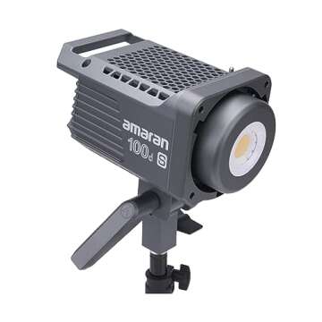 Amaran 100d S COB Video Light 100W Daylight Led Photography Lighting with App Control for Photography,Filmmaking,Interviews,Live Streaming