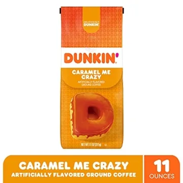 Dunkin' Caramel Me Crazy Flavored Ground Coffee - 11 Oz