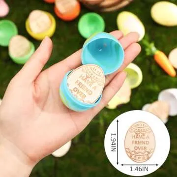 CypherX Easter Egg Fillers - Unique Wooden Tokens for Kids