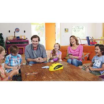 Mattel Games UNO Attack Mega Hit Card Game with Card Shooter, Great for Kid, Adult or Family Game Night, 7 Years and Older