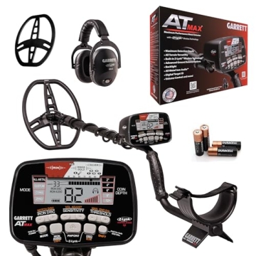 Garrett AT Max Metal Detector with Z-Lynk Wireless Headphone and Accessories
