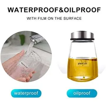 Label Maker Tape NIIMBOT D11 0.55 inches 1.18 inches Adapted Label Print Paper 210 Pcs (Transparent)