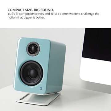 Kanto YU2GT Compact Gaming Speakers with USB DAC