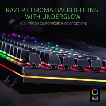 Razer Huntsman Elite Gaming Keyboard: Fast Keyboard Switches - Clicky Optical Switches - Chroma RGB ...