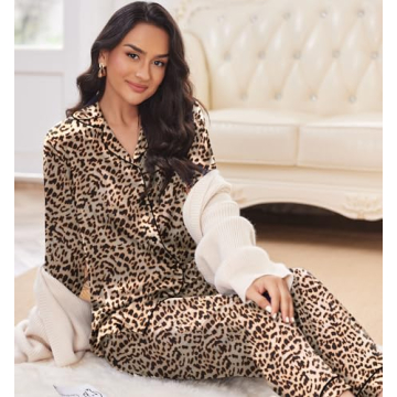 Ekouaer Silk Satin Pajamas for Luxurious Comfort