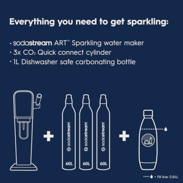 SodaStream Art Sparkling Water Maker Bundle - Black