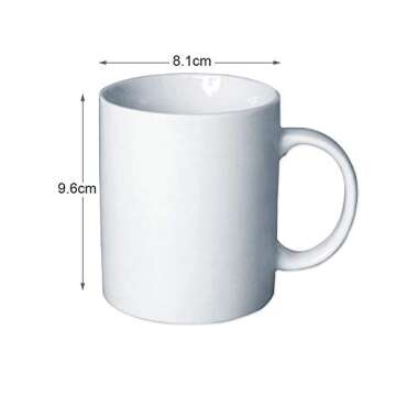 POVOKICI 11OZ Sublimation Mugs - Packs of 36 for Printing