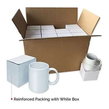 POVOKICI 11OZ Sublimation Mugs - Packs of 36 for Printing