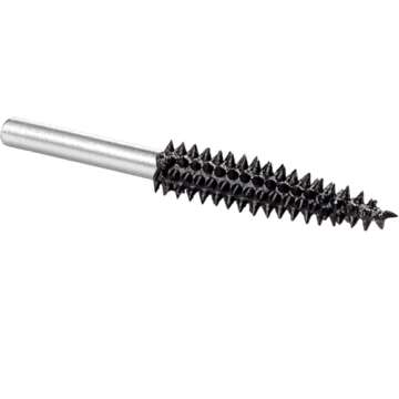 Kutzall Extreme Taper Rotary Burr, 1⁄8" Shaft, Very Coarse - Woodworking Attachment for Dremel, Fo...