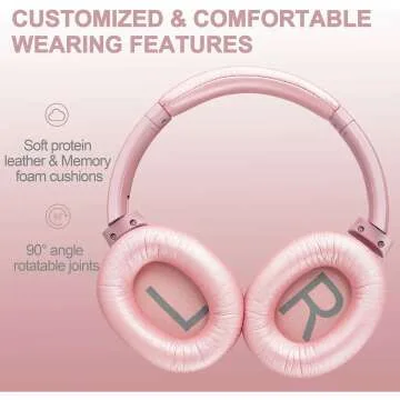 ZIHNIC Active Noise Cancelling Headphones for Travel
