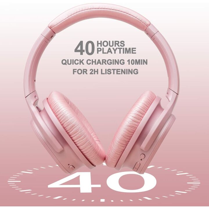 ZIHNIC Active Noise Cancelling Headphones for Travel