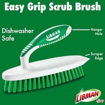 Libman Heavy Duty Scrub Brush Kit for Efficient Cleaning