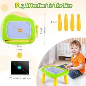 Smasiagon Toddler Toys Age 1-2 Year Old Boys Girls, Magnetic Drawing Doodle Board Pad Educational Le...