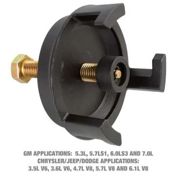 OEMTOOLS Harmonic Balancer Puller for GM and Chrysler Engines