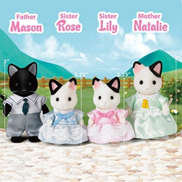 Calico Critters Black Cat Family for Imaginative Play and Collecting