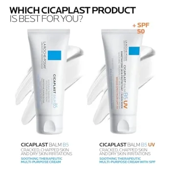 La Roche-Posay Cicaplast Balm B5, Healing Ointment and Soothing Therapeutic Multi Purpose Cream for Dry & Irritated Skin, Body and Hand Balm, Baby Safe, Fragrance Free