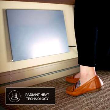 High-Efficiency Cozy Legs Flat Panel Heater for Comfort
