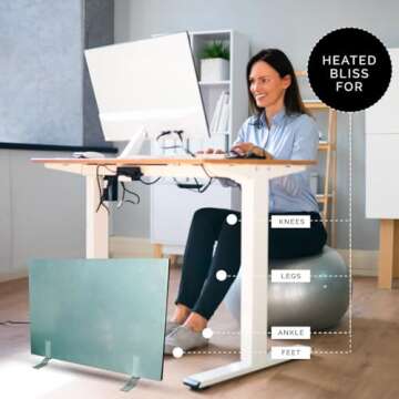 High-Efficiency Cozy Legs Flat Panel Heater for Comfort