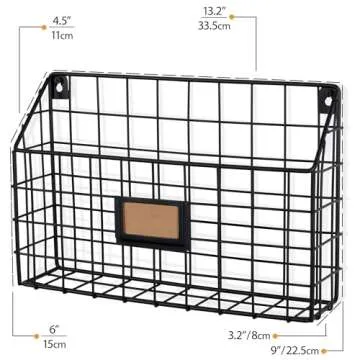 Wall35 Rivista File Holder - Stylish Organizer for Home Offices