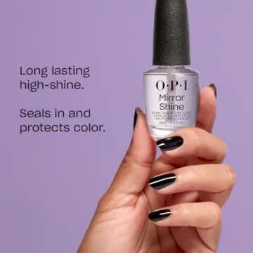 OPI Mirror Shine Top Coat for Long-Lasting Glossy Nails