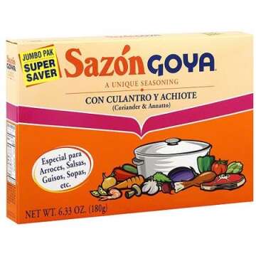 Goya Sazon With Coriander & Annatto, 6.33 oz - Flavorful Seasoning Mix