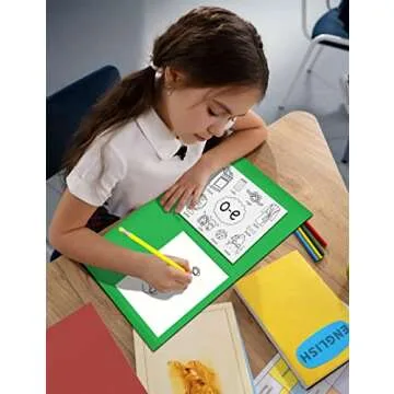 SUNEE Folders with Pockets(25 Pack, Assorted Colors), 2 Pocket Folders Fit Letter Size Paper, Paper File Folder for School Office Home Business