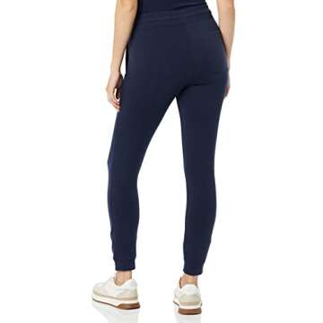 Amazon Aware Women's Fleece Sweatpants - Soft, Eco-Friendly Comfort in Navy