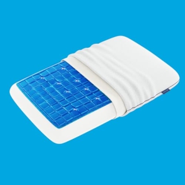 Technogel Deluxe Cooling Gel Pillow – Neck & Shoulder Pain Relief, Odorless Memory Foam, Cool Slee...