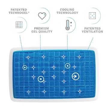 Technogel Deluxe Cooling Gel Pillow for Neck Relief