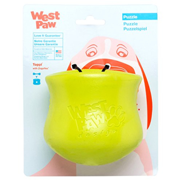 West Paw Zogoflex Toppl Interactive Treat Dispensing Dog Puzzle Play Toy