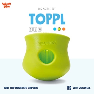West Paw Toppl Interactive Dog Puzzle Toy for Fun Playtime