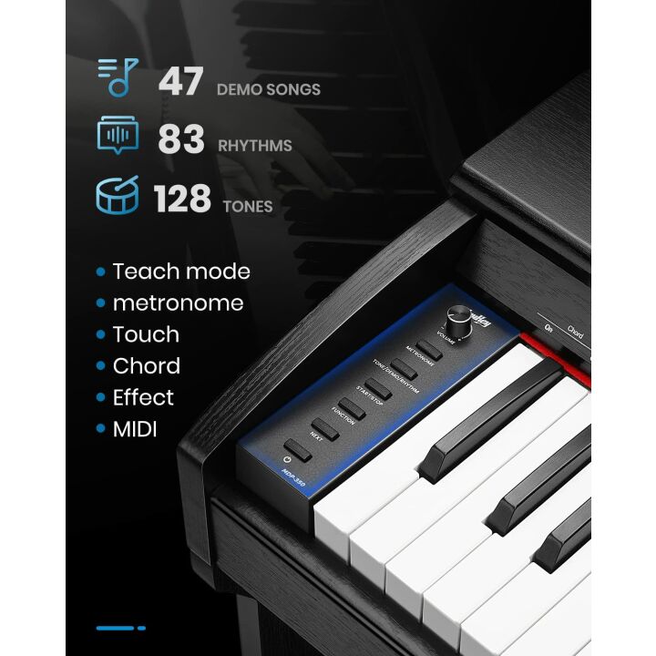 Moukey MDP-350 - Perfect Digital Piano for Beginners