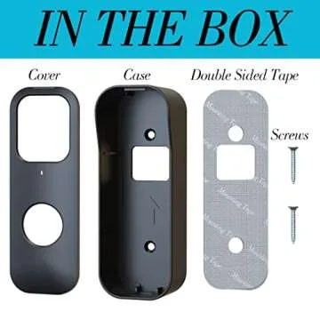 Blink Doorbell Mount, Adhesive Door Mount for Blink Video Doorbell, No-Drill Mounting Bracket Accessories for Blink Doorbell Security System